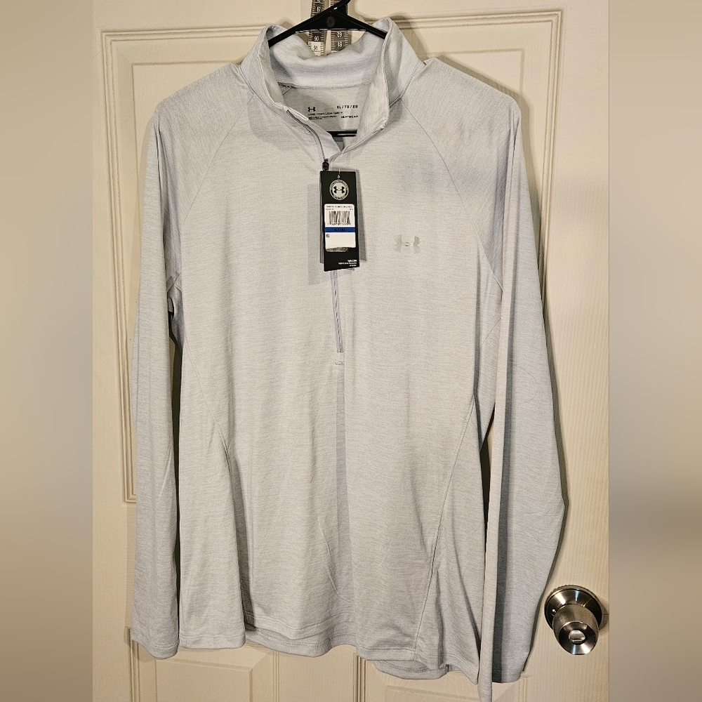 Under Armour Light Gray 1/4 Zip-Up Jacket